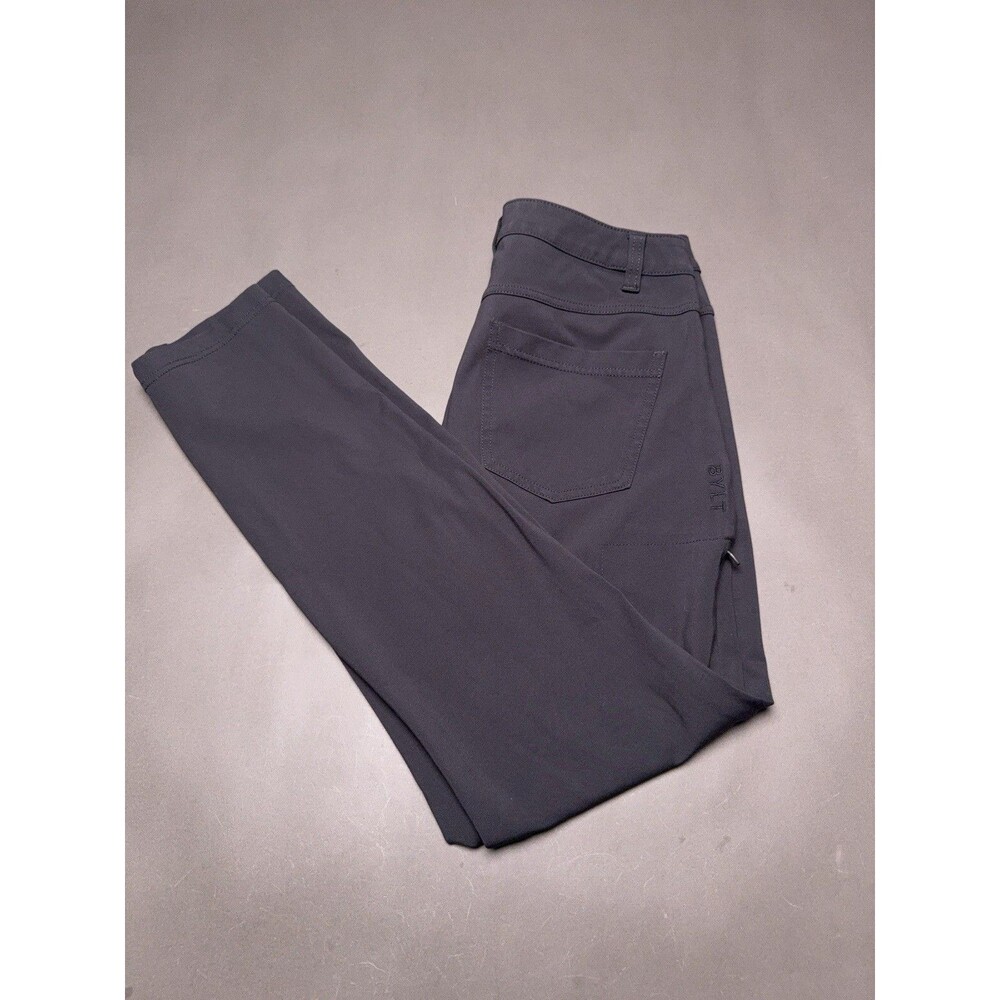 BYLT Pants Mens 30x30 Charcoal Gray Premium Basic Everyday Casual Trousers Golf